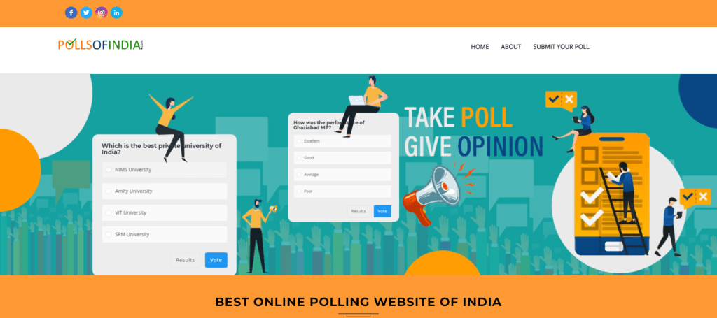 Best online polling website of India